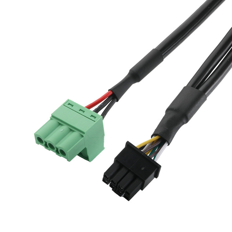 angepasste industrielle Kabelanschlüsse mit 3,0 mm Schwung DB-15P weiblich bis HSG 43025-0800 und Schwung 5,8 mm 691352710003