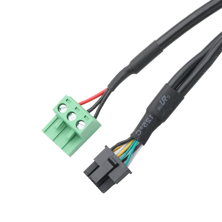 angepasste industrielle Kabelanschlüsse mit 3,0 mm Schwung DB-15P weiblich bis HSG 43025-0800 und Schwung 5,8 mm 691352710003