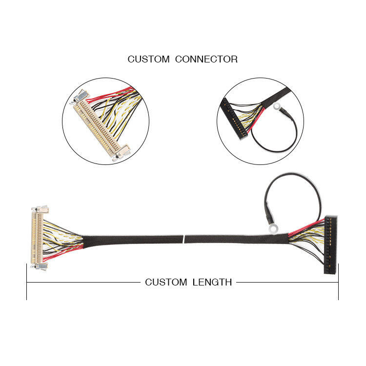 LVDS-Kabel für 30 Pins, 51 Pins FI X30HL-B LVDS-Kabel für LCD-Panel