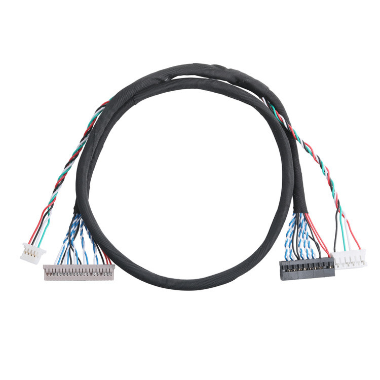 LVDS-Kabelanschlüsse Übertragung von Signaldaten von DF14-20P-1.25H auf PH2.0-6P-Anschluss und DH2.0-T-Terminal