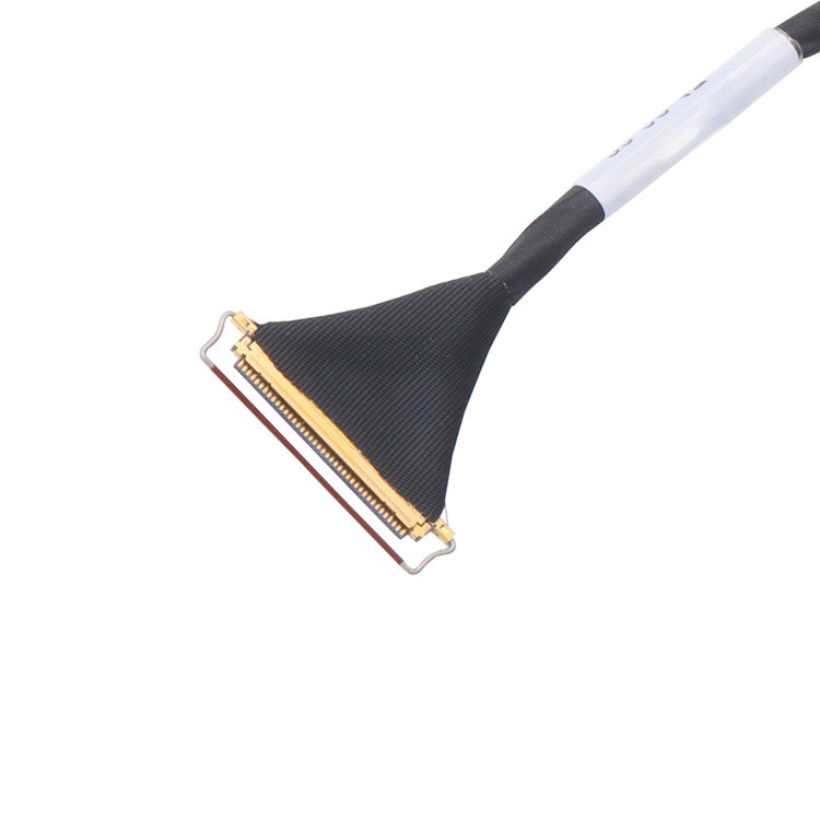Horizontale Kopplung Typ Mikrokoaxial Anschluss für kundenspezifische 40 Pin Lvds Kabelmontage mit 0,5 mm Pitch Lcd Lvds Kabel