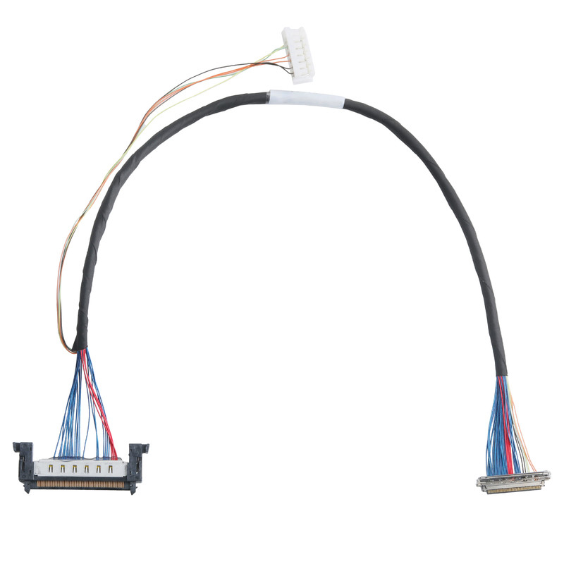 JAE FI-RE51-HL und JST EHR-7 bis IPEX 20679-040T-01 LVDS EDP-Kabel Mikrokoaxialkabel