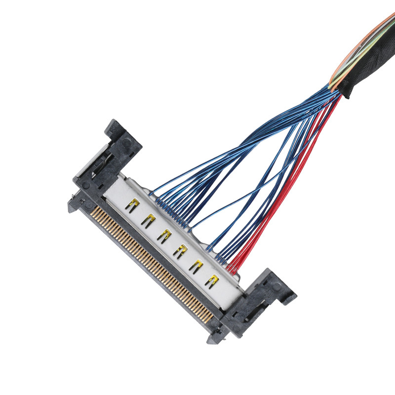 JAE FI-RE51-HL und JST EHR-7 bis IPEX 20679-040T-01 LVDS EDP-Kabel Mikrokoaxialkabel