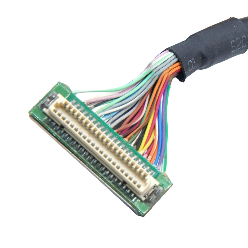 DF9 41P Medizintechnische Drähte für industrielle Zwecke  DF9 41 Pin Screen Display Kabel weibliche Hot Press Flat Connect