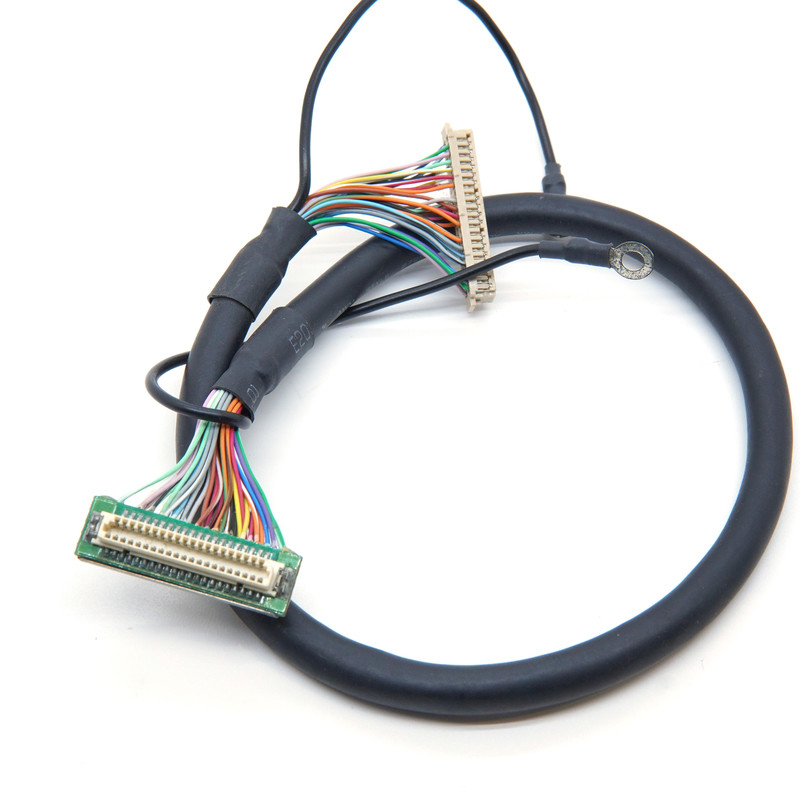 DF9 41P Medizintechnische Drähte für industrielle Zwecke  DF9 41 Pin Screen Display Kabel weibliche Hot Press Flat Connect
