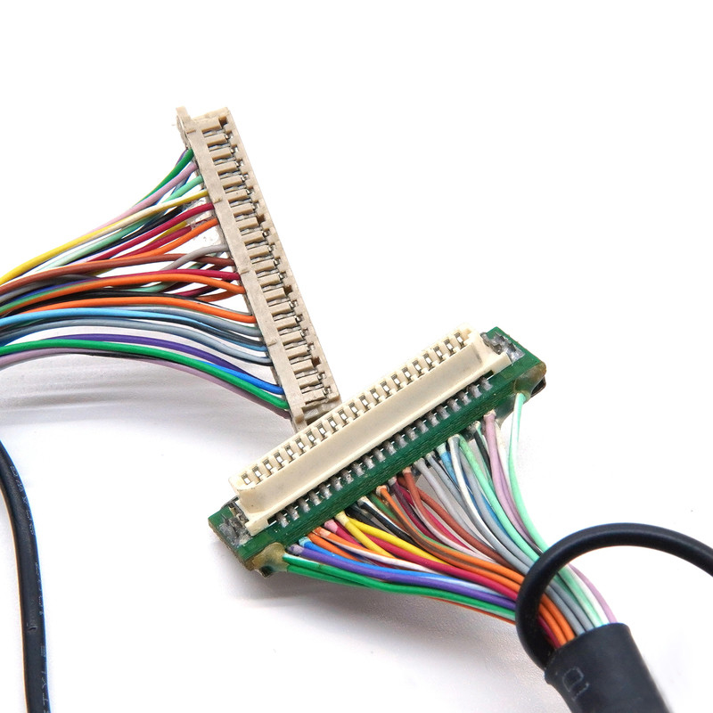 DF9 41P Medizintechnische Drähte für industrielle Zwecke  DF9 41 Pin Screen Display Kabel weibliche Hot Press Flat Connect