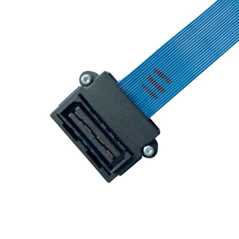 Gewohnheit 0.50mm QSH 030 01 F-D-Hochgeschwindigkeitskabel Samtec lvds Anzeigenverbindungsstück