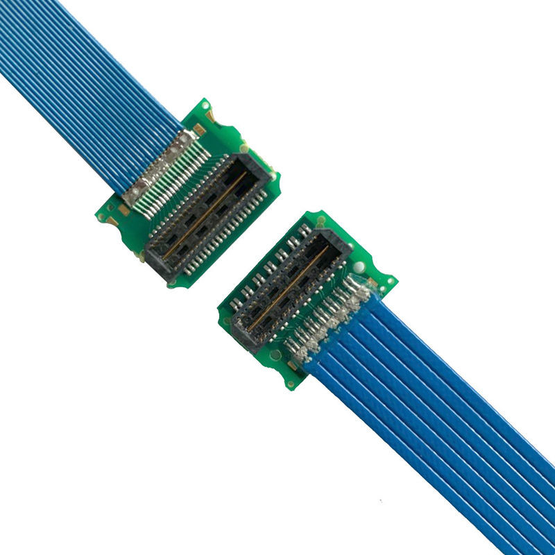 Gewohnheit 0.50mm QSH 030 01 F-D-Hochgeschwindigkeitskabel Samtec lvds Anzeigenverbindungsstück