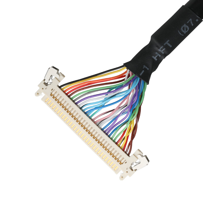 LCD-KABEL JAE FI-X30HL Bildschirm-Motherboard-Kabelanschluss UL20276 AWG30 mit Geflecht und UL-Label
