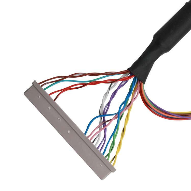LCD-Mutterplattenkabel JAE FI-X30HL 30P bis DF14-30P und JST ERH-7P Kombinierte Kabelanschlüsse OEM/ODM