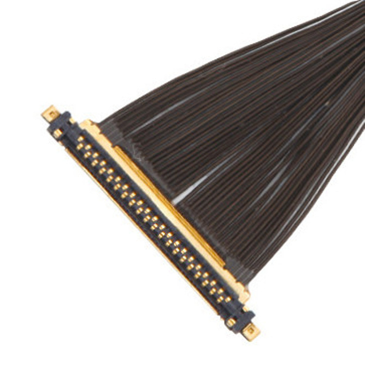 IPEX CABLINE®-UX II 40P UL11130 46AWG Mikro-Koaxialkabelanlage I-PEX 20531-040t-02 IDC Forming OEM/ODM