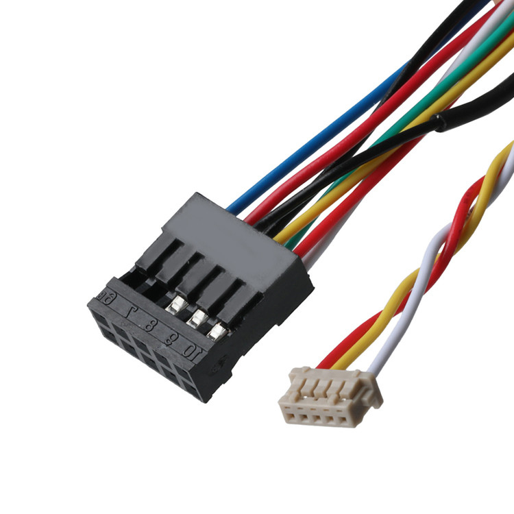 Kombinierte kundenspezifische Kabelverbindung JST RF-10 bis DF13-14S-1.25C DF13-5S-1.25C und SEN-13314
