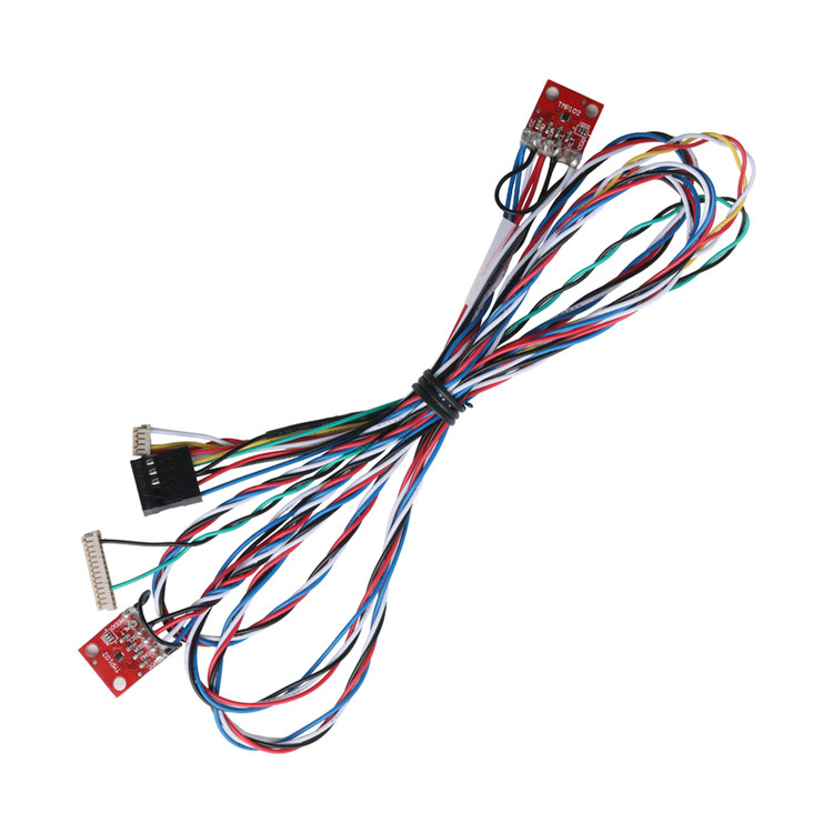 Kombinierte kundenspezifische Kabelverbindung JST RF-10 bis DF13-14S-1.25C DF13-5S-1.25C und SEN-13314