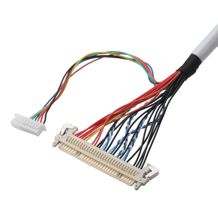 LVDS-Kabel FI-X30HL 30P bis DF20A-40P oder 9P HSG-Kabel Koaxialanschluss