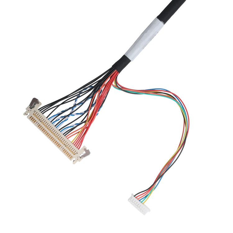LVDS-Kabel FI-X30HL 30P bis DF20A-40P oder 9P HSG-Kabel Koaxialanschluss