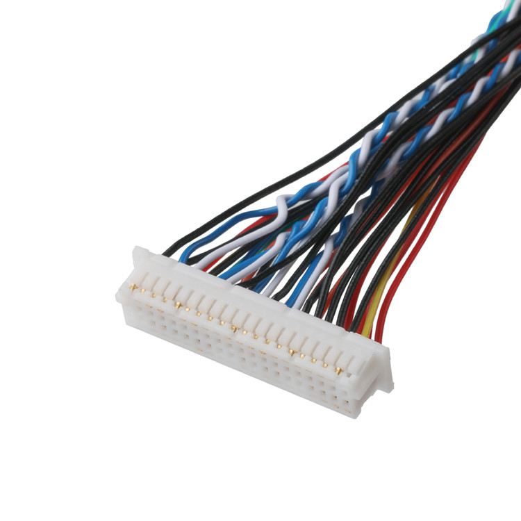 LVDS-Kabel FI-X30HL 30P bis DF20A-40P oder 9P HSG-Kabel Koaxialanschluss