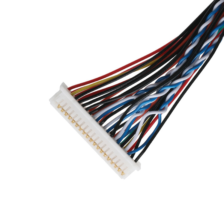 LVDS-Kabel FI-X30HL 30P bis DF20A-40P oder 9P HSG-Kabel Koaxialanschluss