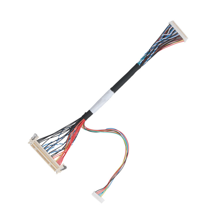 LVDS-Kabel FI-X30HL 30P bis DF20A-40P oder 9P HSG-Kabel Koaxialanschluss