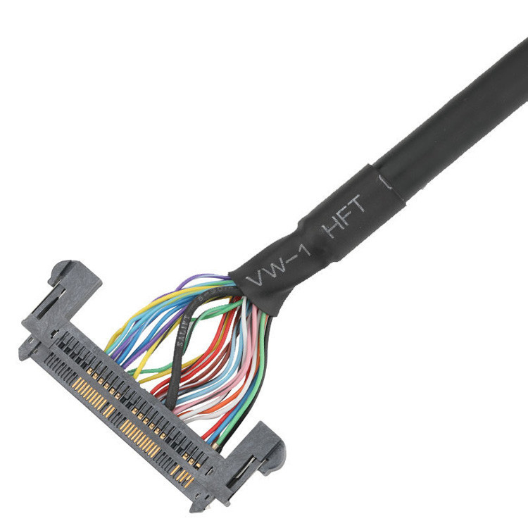 Von  1.25mm DF14-30S-1.25C bis JAE 0.5mm FI-RE51HL wird eine LVDS-EDP-Kabelmontage erstellt