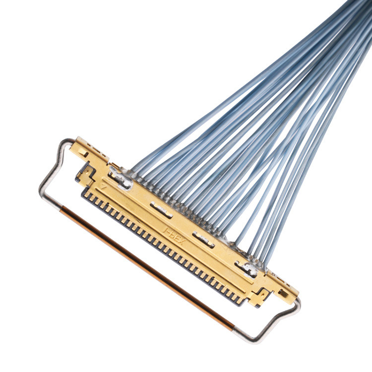 IDC-Verbindungsstück-feine Koaxialmikroextrakoaxialkabel KEL SSL20-40SB ZU SSL20-40SB