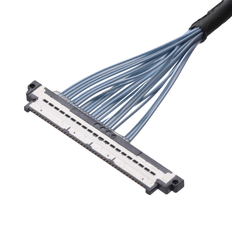 IDC-Verbindungsstück-feine Koaxialmikroextrakoaxialkabel KEL SSL20-40SB ZU SSL20-40SB