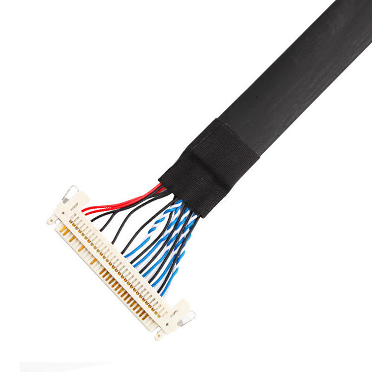Die LVDS-Kabelkonstruktion von JAE FI-S20S bis FI-X30HL, mit einem Schwung von 1,25 mm und für 500 VAC