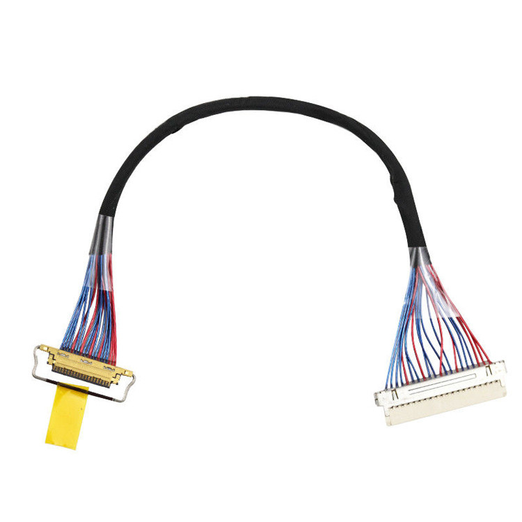 0.5mm Pitch 20453-220t-03 Lvds Kabelmontage Df19g-20s bis I-Pex ISO14001