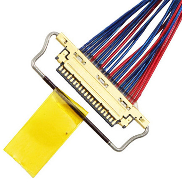 0.5mm Pitch 20453-220t-03 Lvds Kabelmontage Df19g-20s bis I-Pex ISO14001