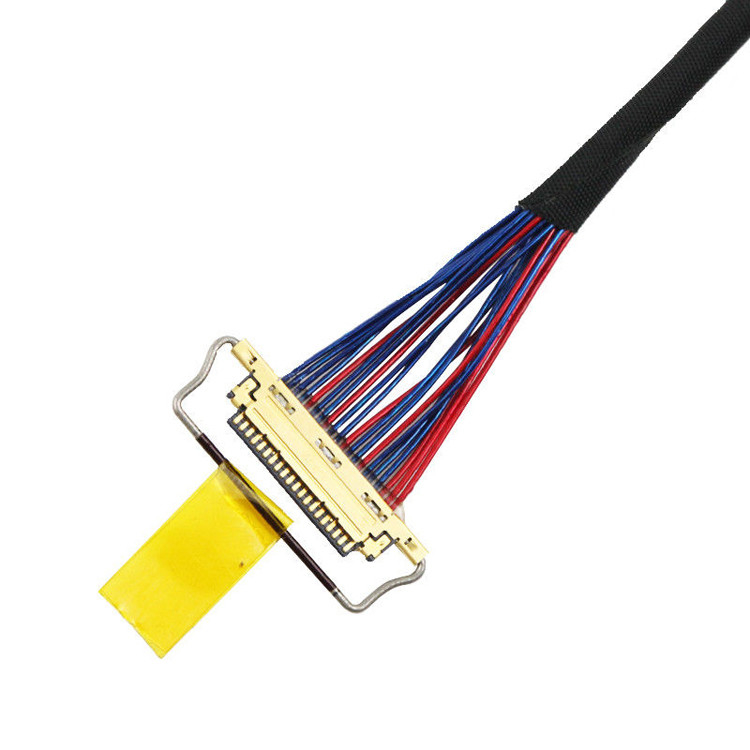 0.5mm Pitch 20453-220t-03 Lvds Kabelmontage Df19g-20s bis I-Pex ISO14001