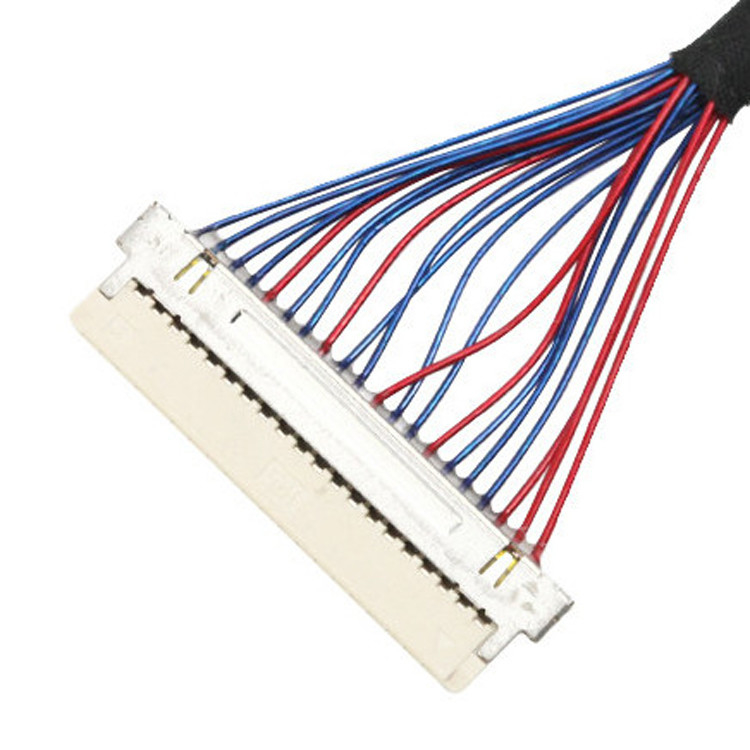 0.5mm Pitch 20453-220t-03 Lvds Kabelmontage Df19g-20s bis I-Pex ISO14001