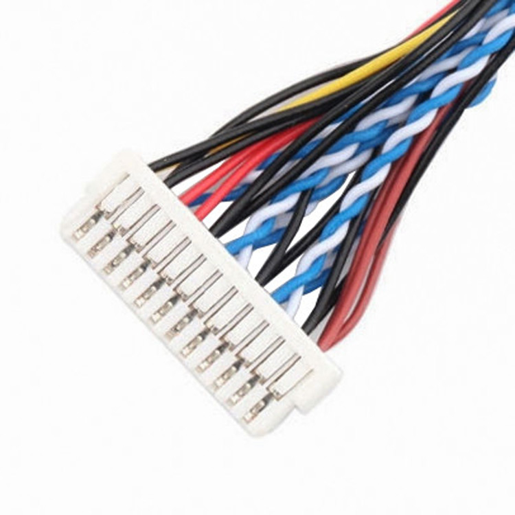 Kabel-Länge 24pin MOLEX 504186-2400 30pin JAE FI-X30HL LCD LVDS fertigen besonders an