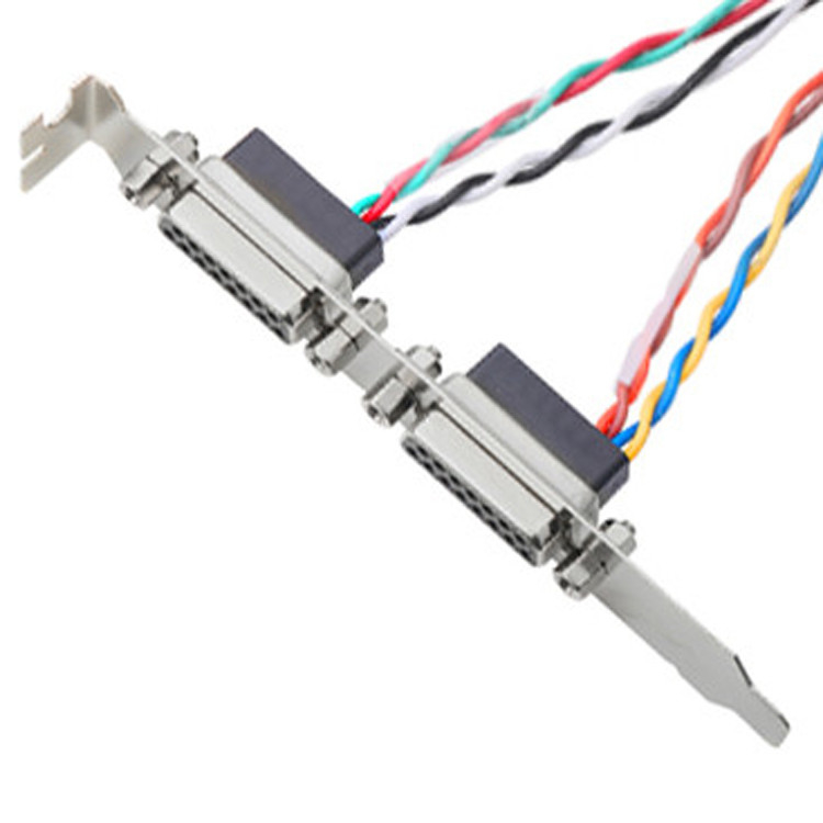 2 Verbindungsstück-Frau 15 Paare Lvds-Kabel-Db15 Pin 205205-2 elektrisch zu Pin 40