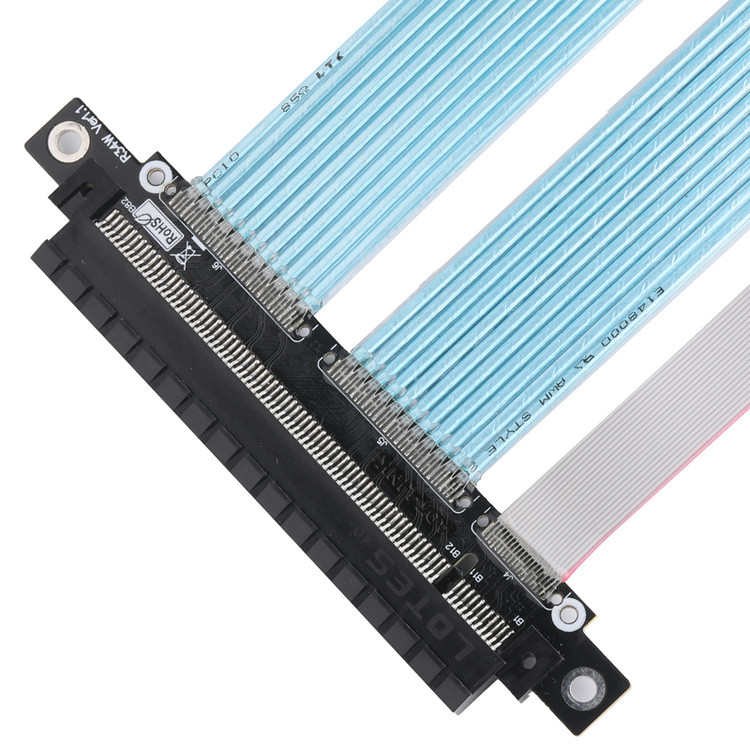 PCB Extrem feines Koaxialkabel PCIE Grafik Computer Grafikkarte Erweiterung Adapterkabel
