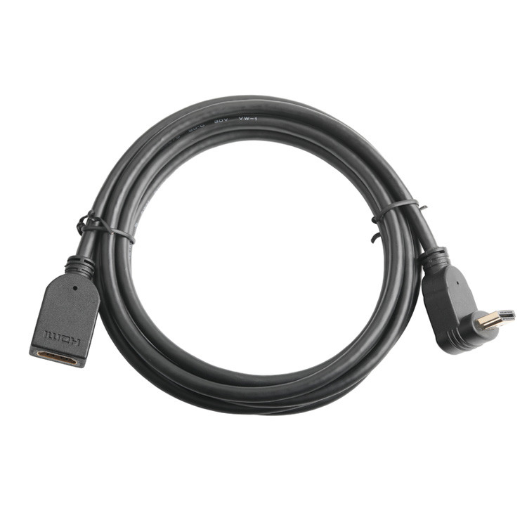 Männliche vertikale 19Pin HDMI-A-Anschlussverbindung zu weiblichem 19Pin HDMI-LCD-Kabel