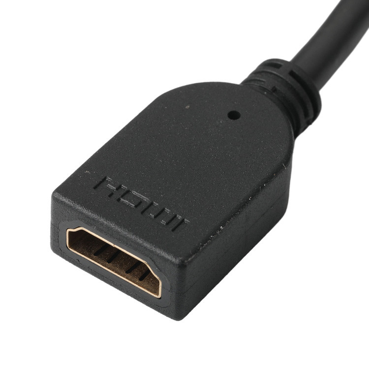 Männliche vertikale 19Pin HDMI-A-Anschlussverbindung zu weiblichem 19Pin HDMI-LCD-Kabel