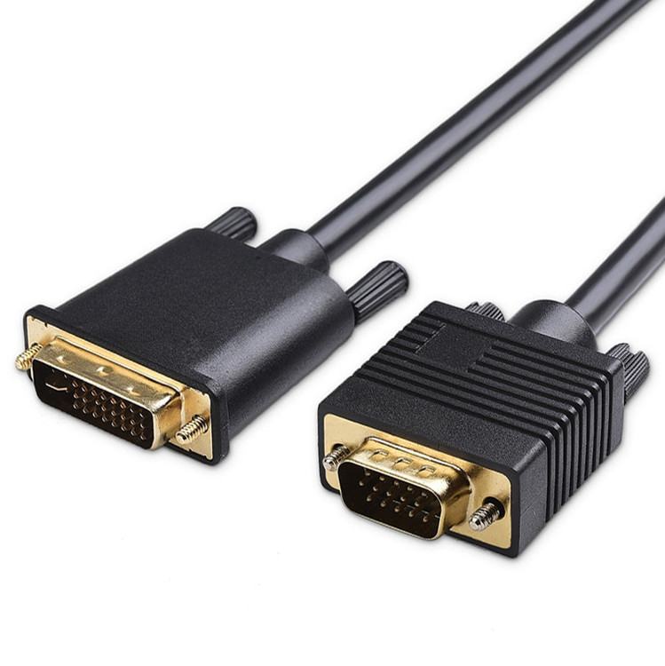 ROHS DVI-I 24+5 Pin-to-VGA-Kabel LVDS-LCD-Anschluss OEM / ODM