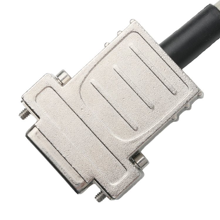 Hd D-Sub zu Mdr Steckverbinder Kabel 14p*28 Awg Od 7.0mm Beige PVC Jack