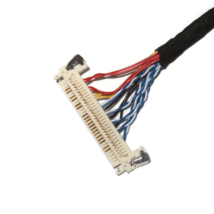 Anpassen Längen 2,0 mm Pitch Lvds Kabelmontage 30 Pin IPEX DF11-24DS-2C bis FI-X3OHL OEM/ODM
