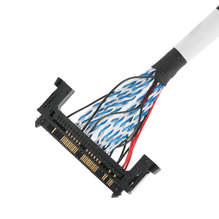 OEM/ODM LVDS-Kabelmontage von JAE FI-RE51HL 51-Pin bis DP2.0 30-Pin oder EGN UL 1571 28AWG Kabel