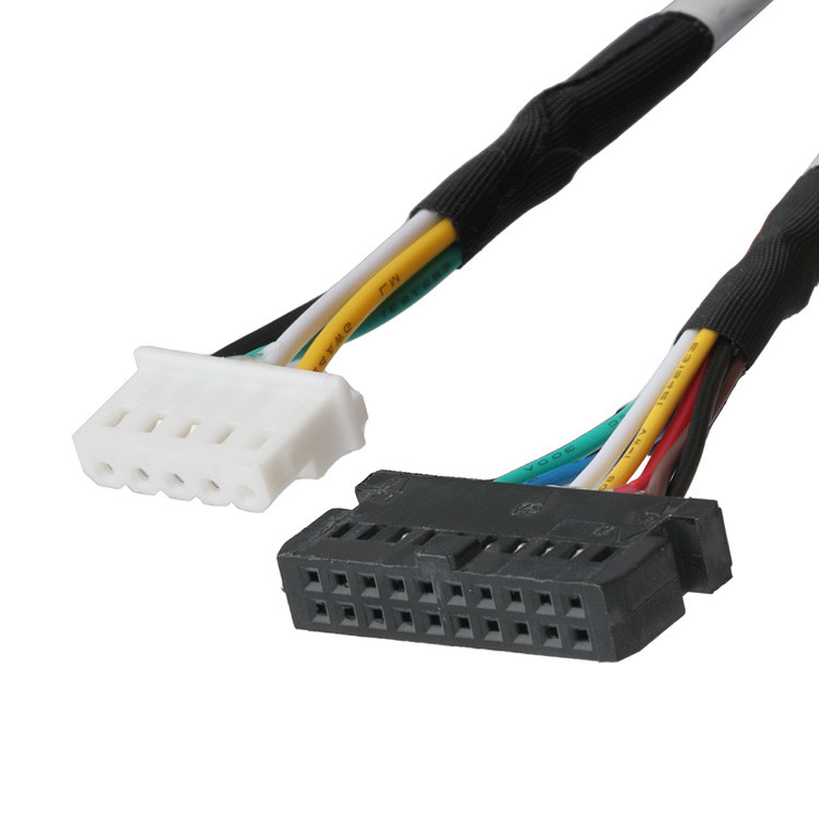 OEM/ODM LVDS Kabel von LHE PHSD 30P Pitch 2.0mm bis A2545 20P Pitch 2.54mm, Draht UL1007 24AWG, Farbe nach Pin-Out
