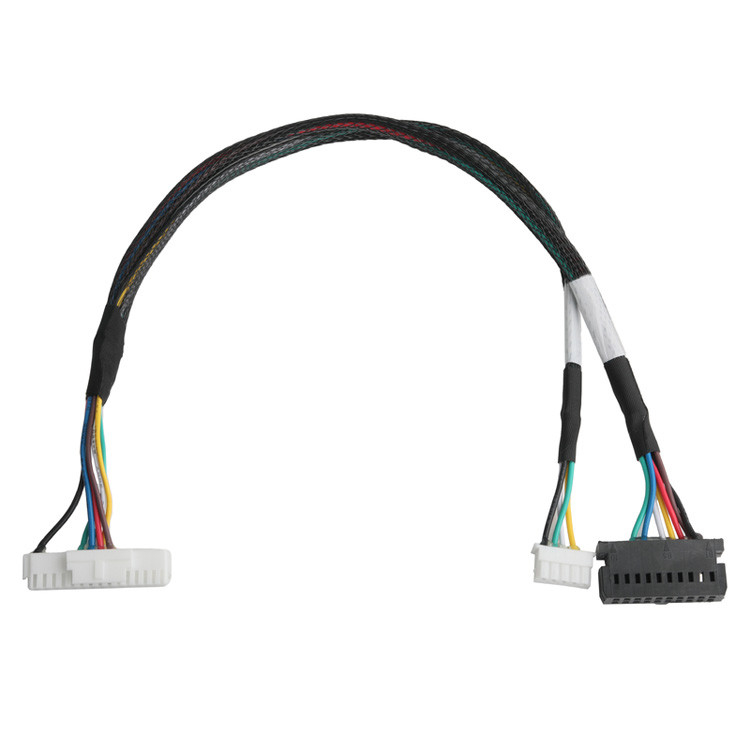 OEM/ODM LVDS Kabel von LHE PHSD 30P Pitch 2.0mm bis A2545 20P Pitch 2.54mm, Draht UL1007 24AWG, Farbe nach Pin-Out