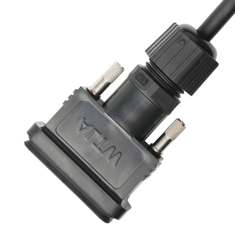 OEM/ODM angepasste Länge ROHS LVDS Kabelmontage von HDB-26BMMA-SL7001 Männlich zu HDB-26BFFA-SL7001 Weiblich
