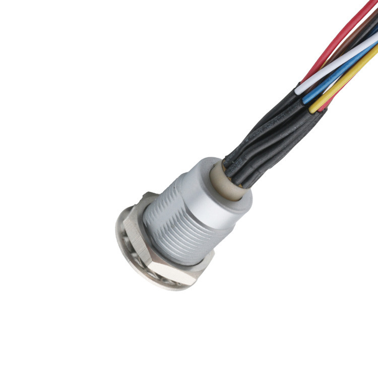 angepasstes Kabel mit M12-Anschluss vom Sensorschalter OBZ1G12CLL00000 zum Steuerschalter KB915-12H2A
