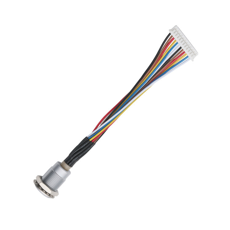 angepasstes Kabel mit M12-Anschluss vom Sensorschalter OBZ1G12CLL00000 zum Steuerschalter KB915-12H2A