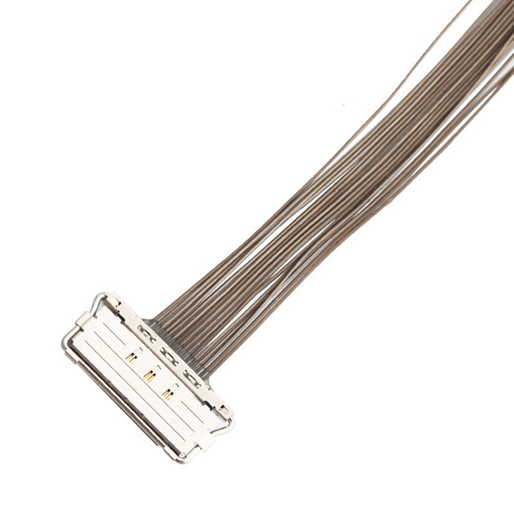 0.4mm Pitch LVDS EDP Kabel 20679-20p Mikro Koaxial LVDS Anzeigeanschluss