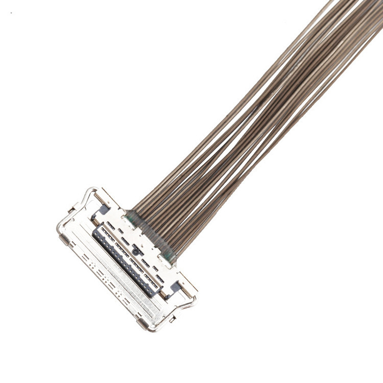 0.4mm Pitch LVDS EDP Kabel 20679-20p Mikro Koaxial LVDS Anzeigeanschluss