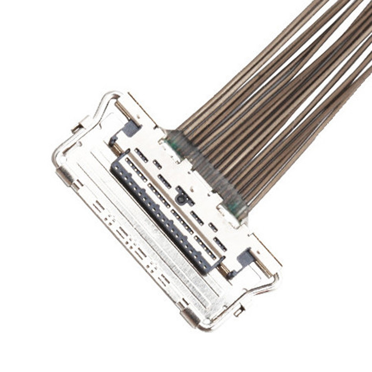 0.4mm Pitch LVDS EDP Kabel 20679-20p Mikro Koaxial LVDS Anzeigeanschluss