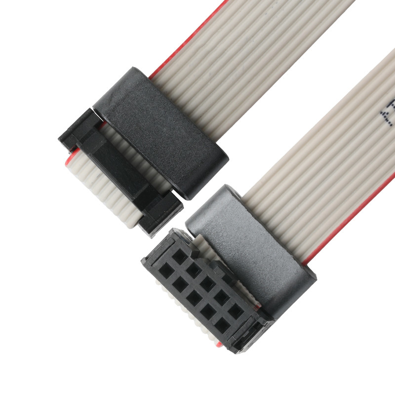 IDC FC-10Pin 2,54mm Abstand UL2651 28AWG*10P Idc Flat Ribbon Kabel 1,27mm Abstand 10 Pin Für elektronische OEM/ODM