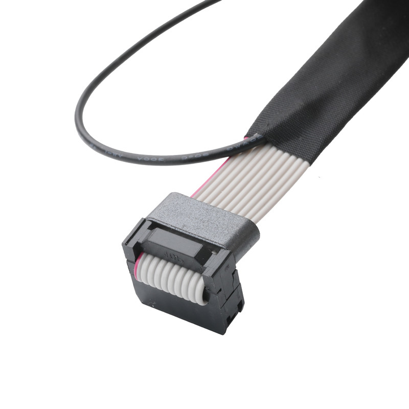 IDC FC-10P und TER M4 Abstand 1,27 mm Erdkabelanschluss mit Ringdraht UL2651 28AWG Kabel OEM/ODM