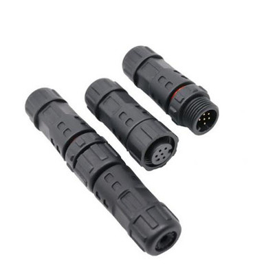 M12 3-Stift wasserdichtes Kreisverbindungskabel weiblich gerade geformt für LVDS-Display OEM/ODM